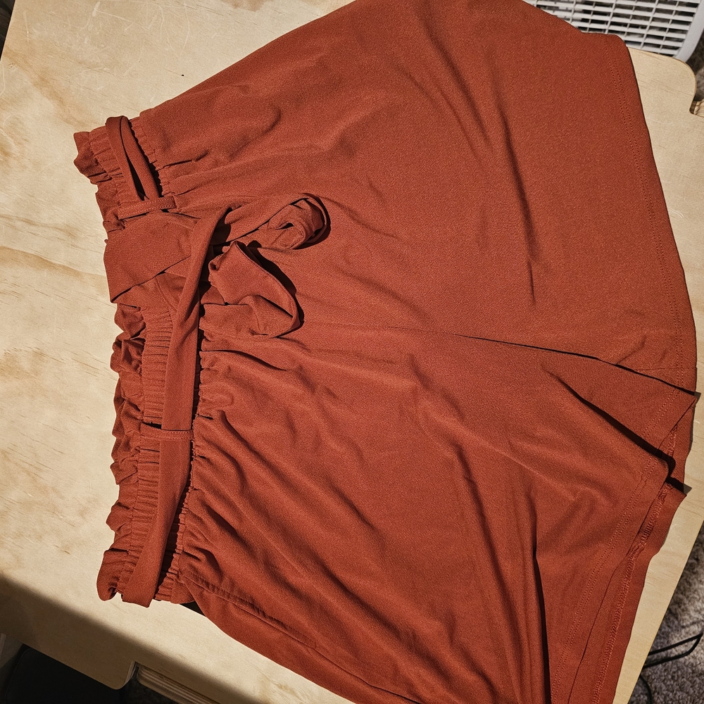 LuLaRoe Terracotta Bow-Tie Shorts